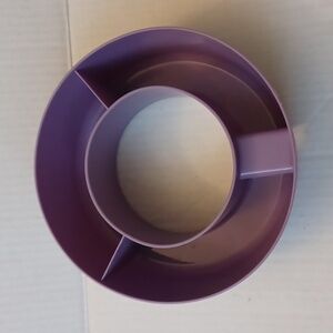$4 Add-on New Purple Water Bottle Snack Bowl With Handle Groove